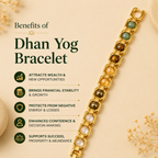 Pavitro Gold Dhan Yog Bracelet Natural Gemstones