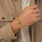Pavitro Gold Dhan Yog Bracelet Natural Gemstones